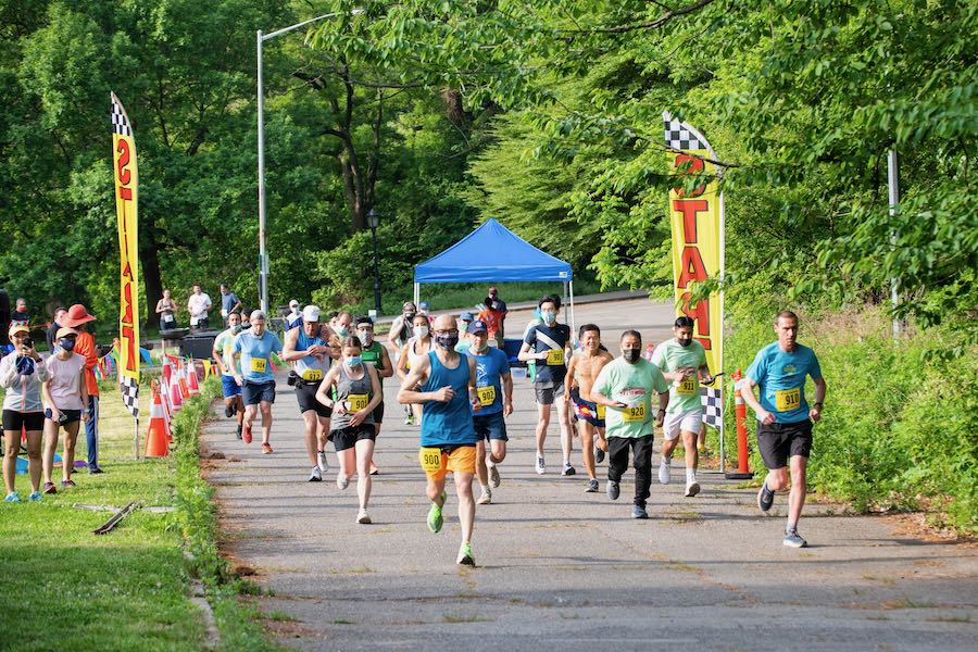Results for the Sri Chinmoy 5K & 7-Mile Race in Prospect Park, May 22, 2021