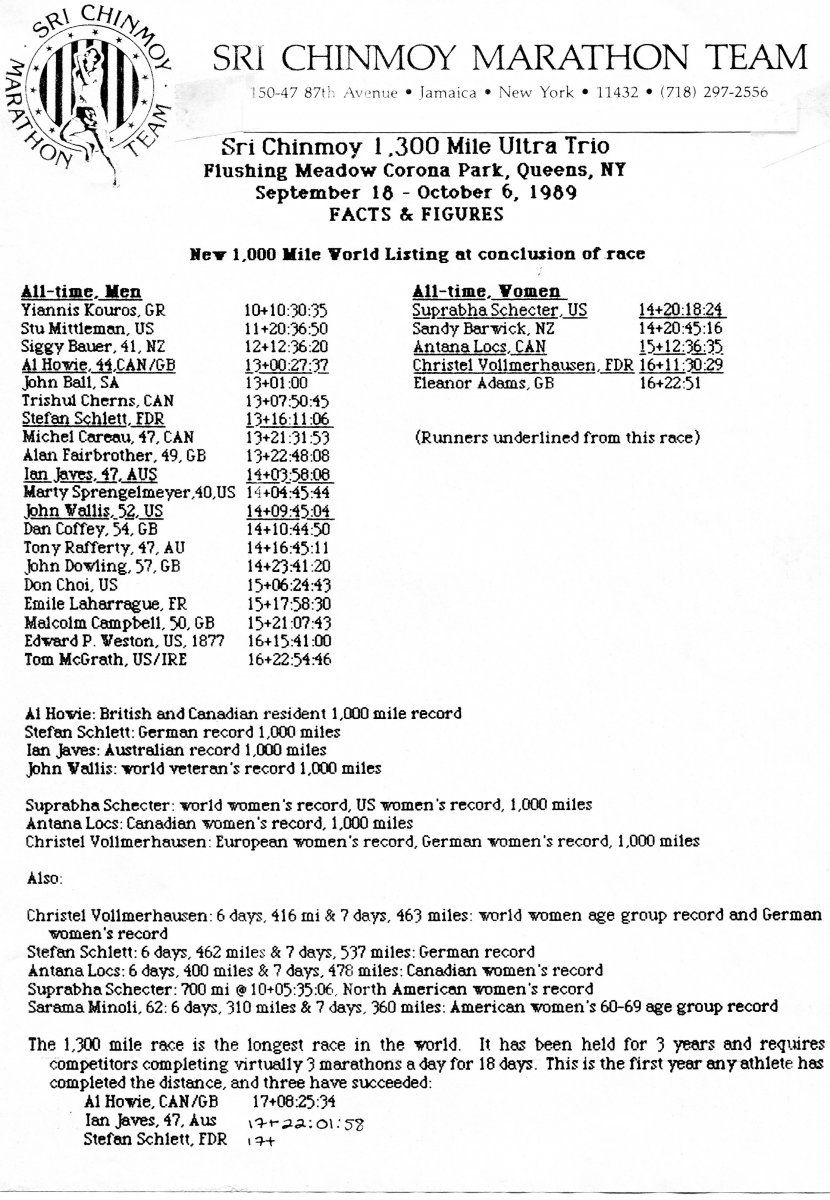 1989 Ultra Trio: Facts and Figures and Some Great Photos!